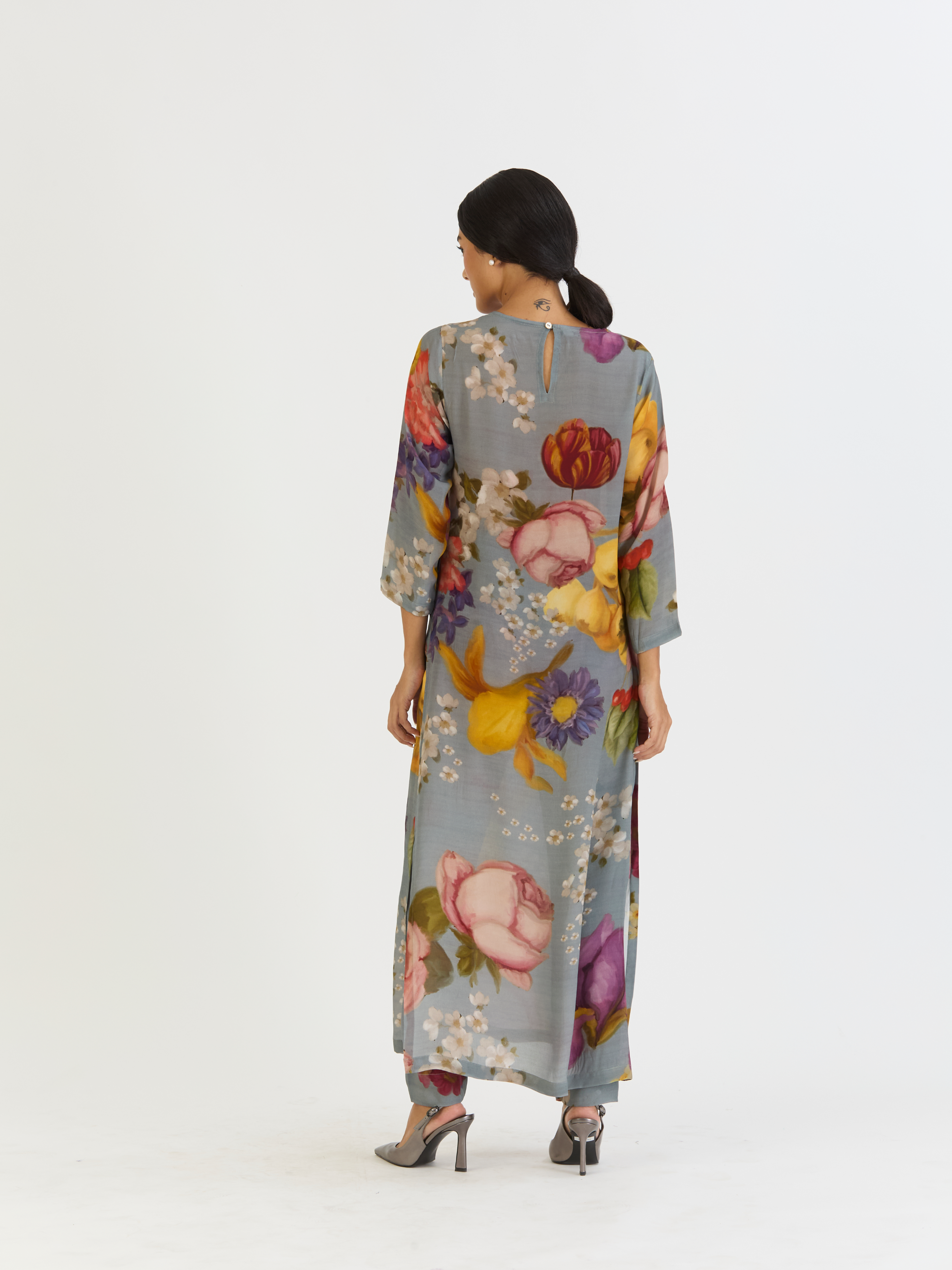 INDIGO ROSE LONG SHIRT