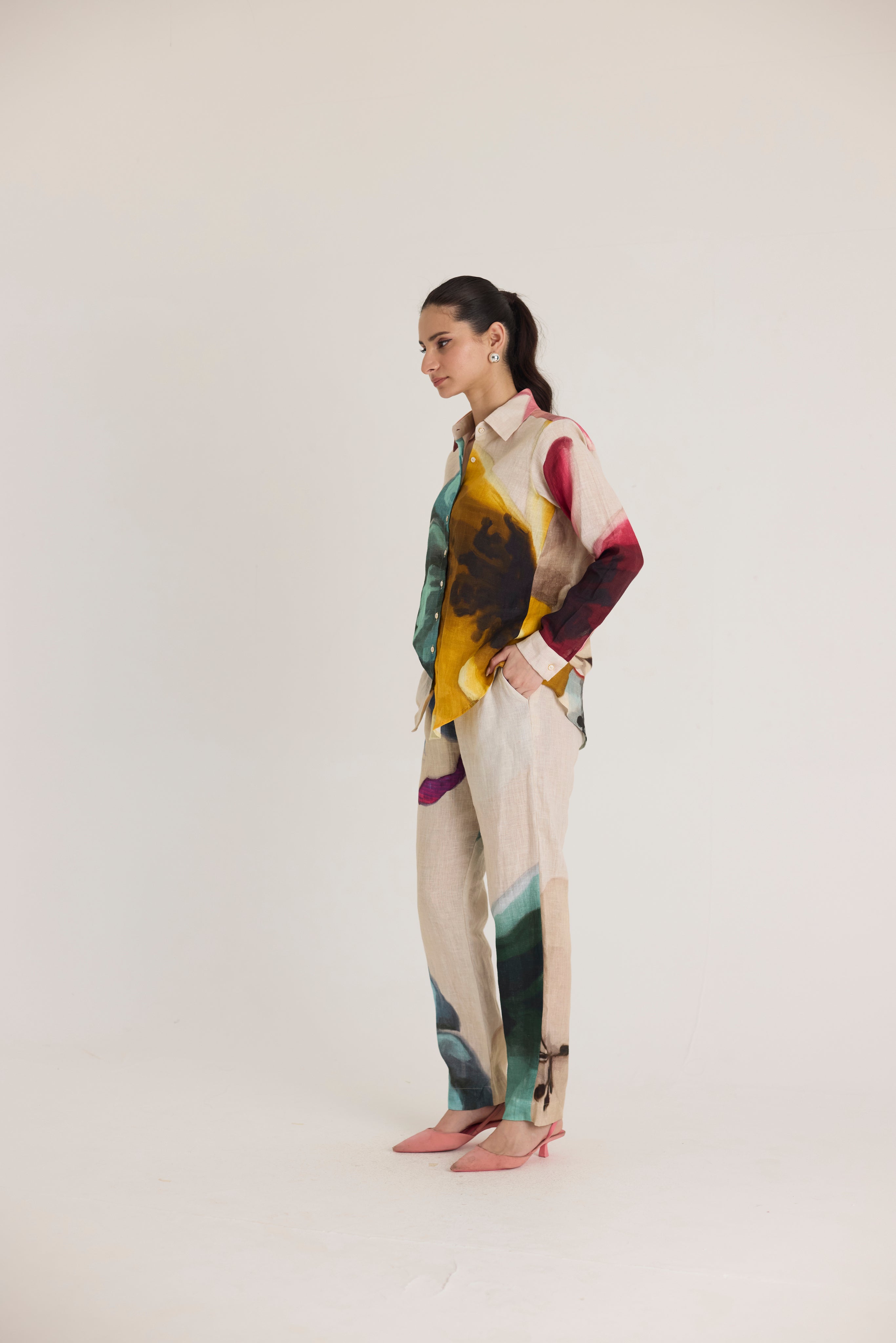 LILA LINEN SHIRT