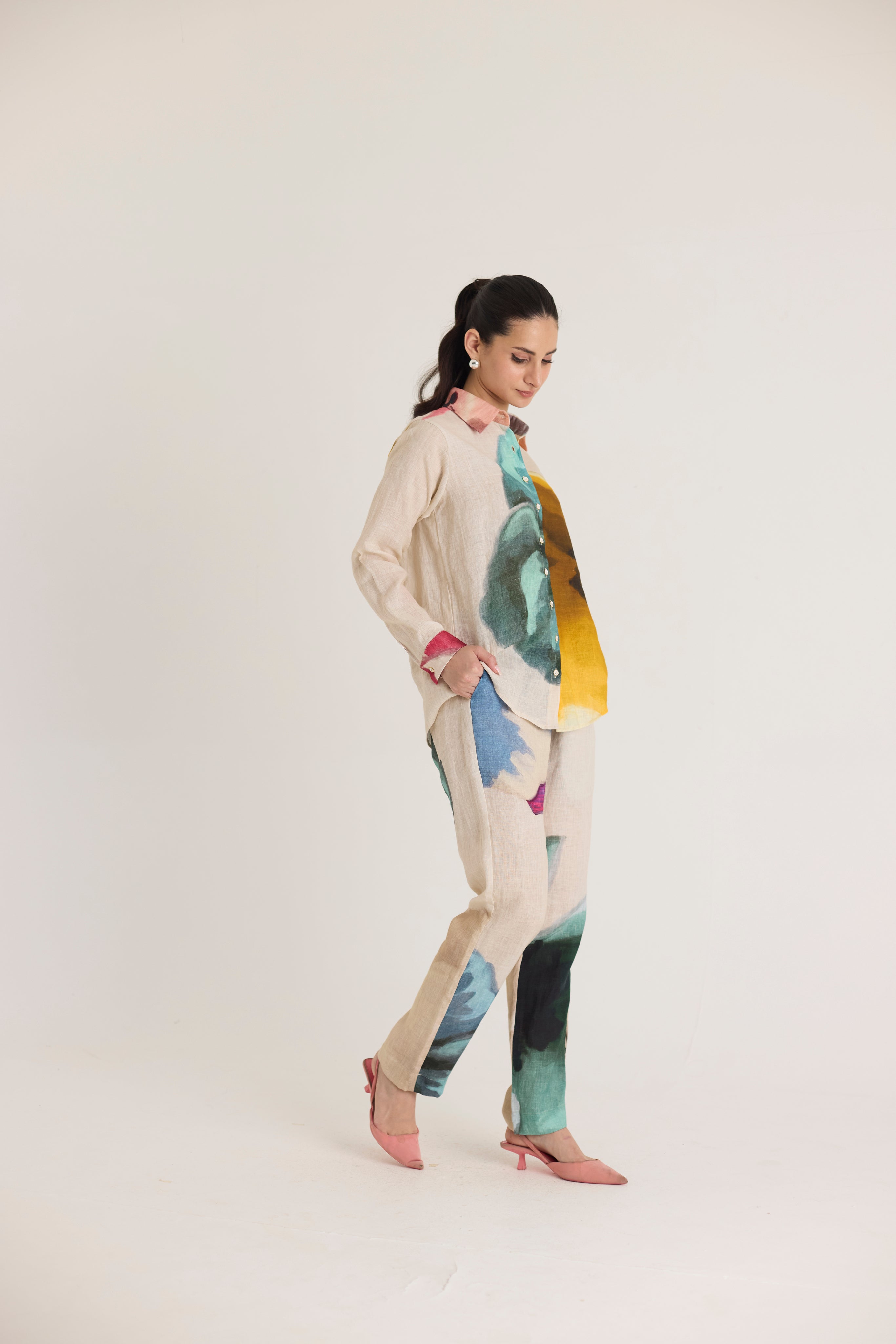 LILA LINEN SHIRT