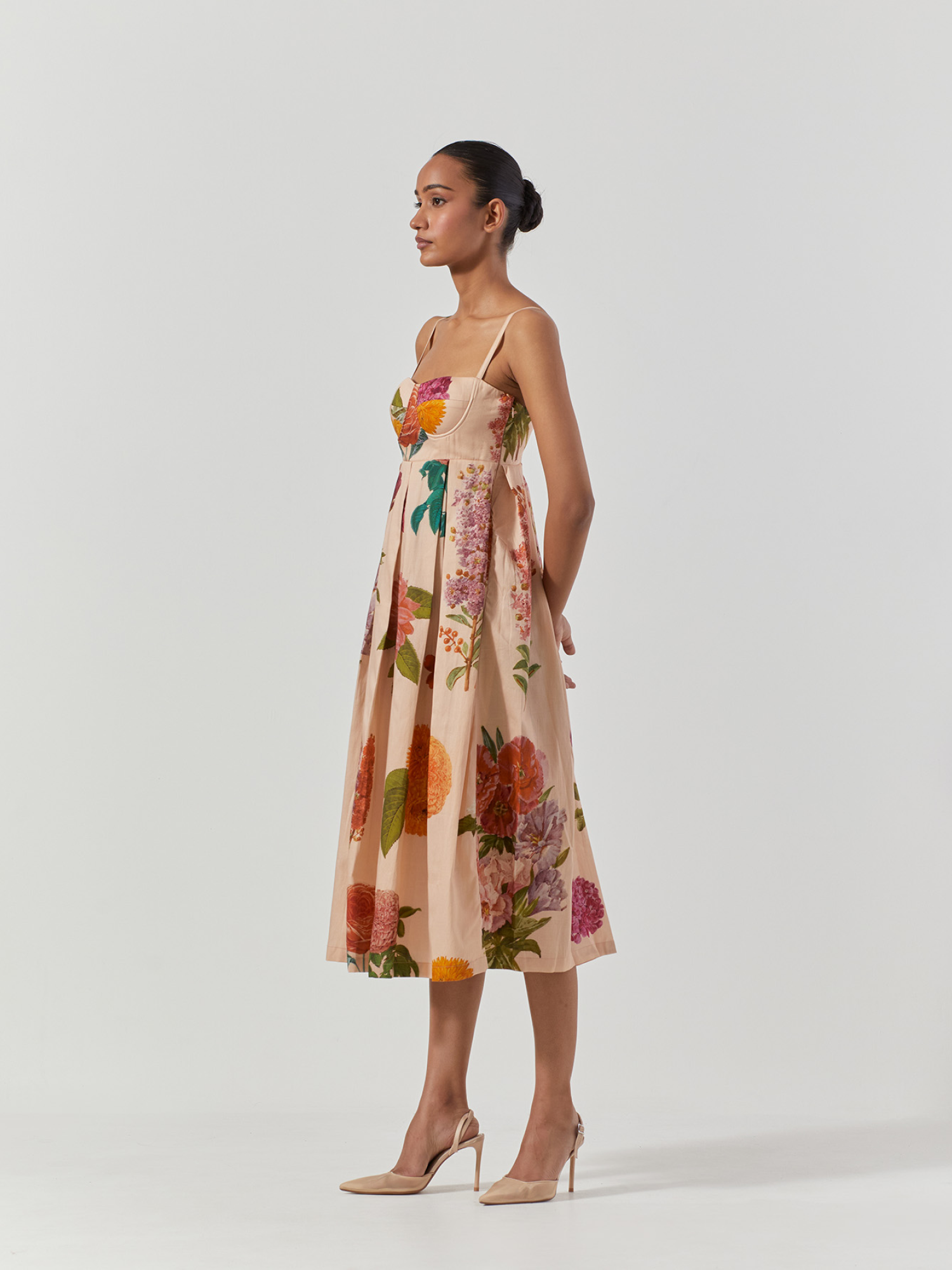 VINTAGE GARDEN BRALETTE DRESS