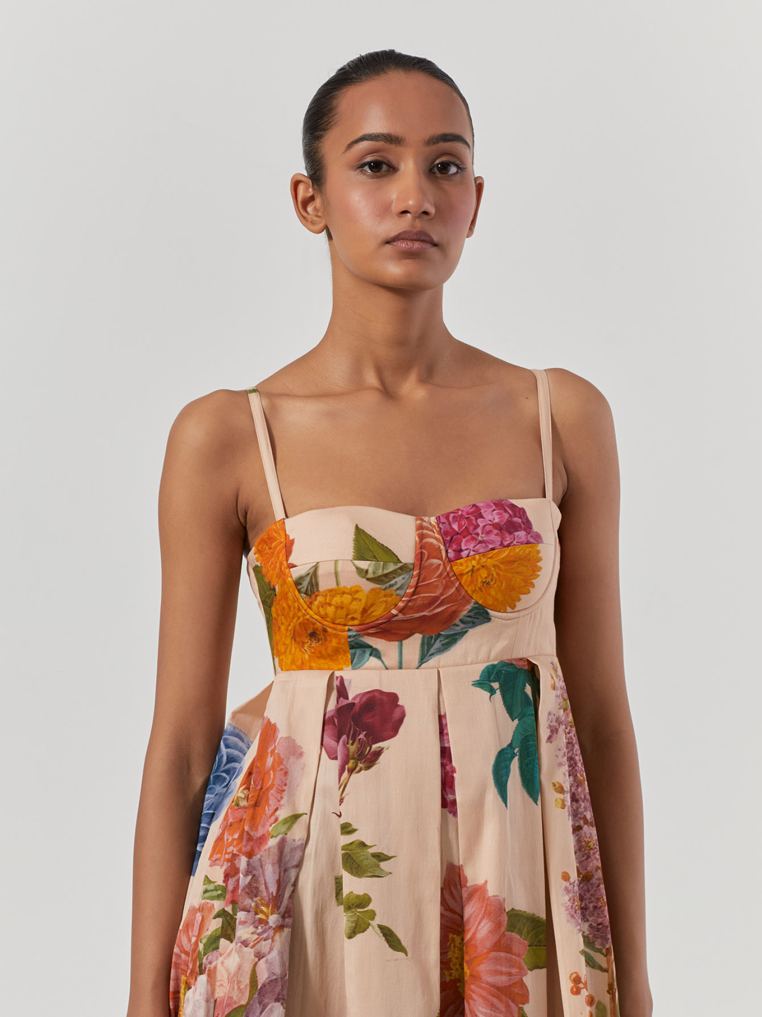 VINTAGE GARDEN BRALETTE DRESS
