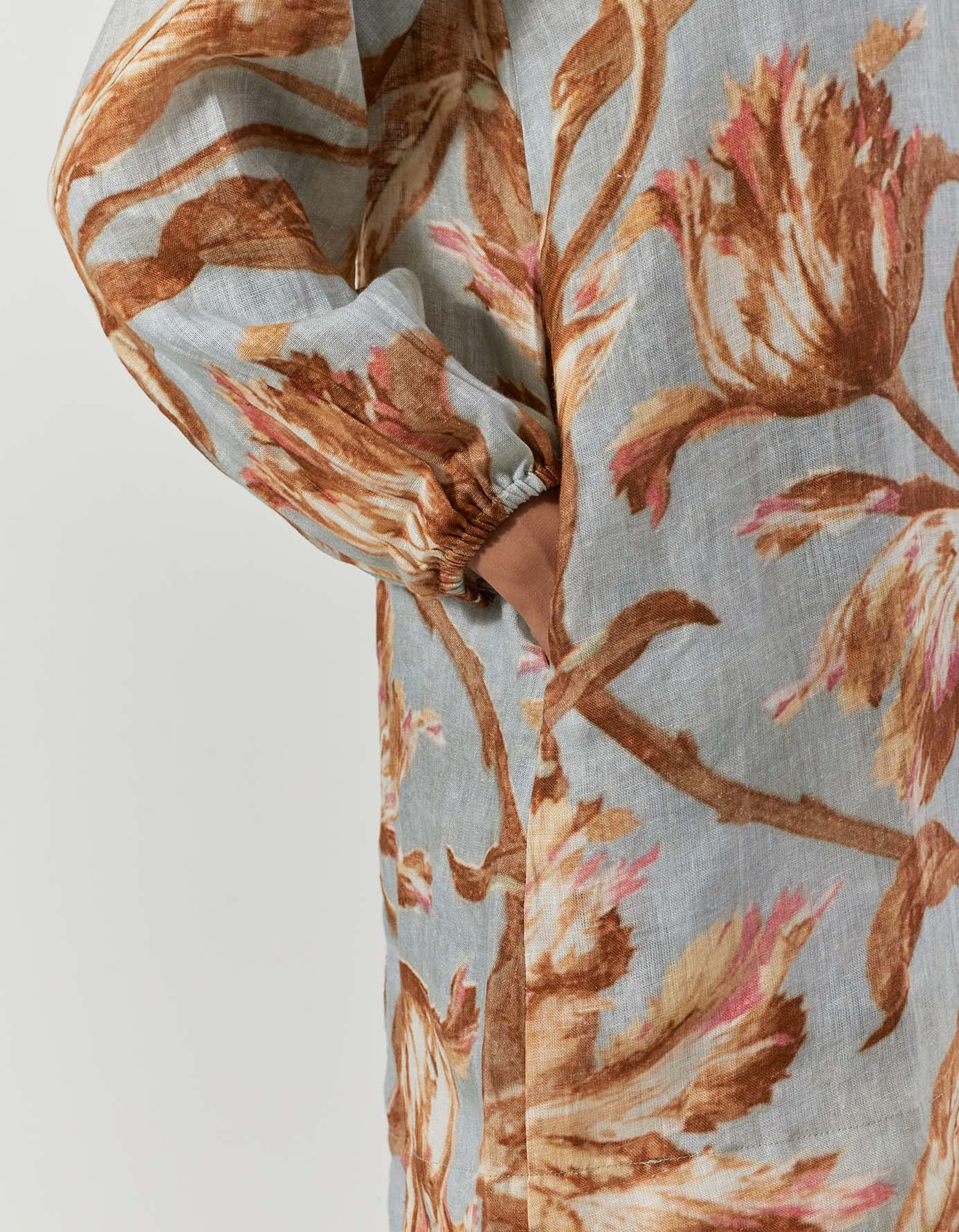 TREVI LINEN SHORT DRESS