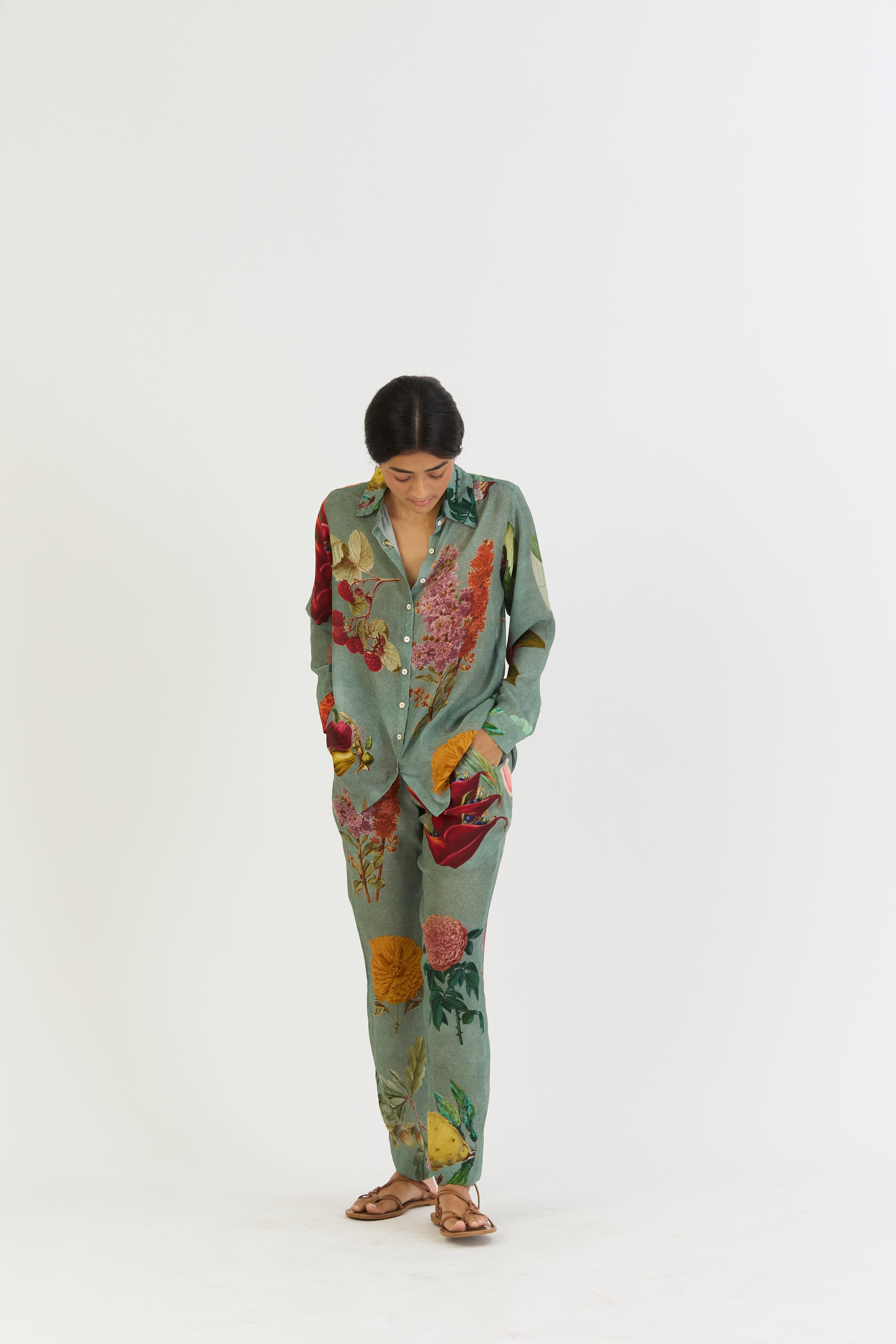 JUNIPER CREPE SHIRT