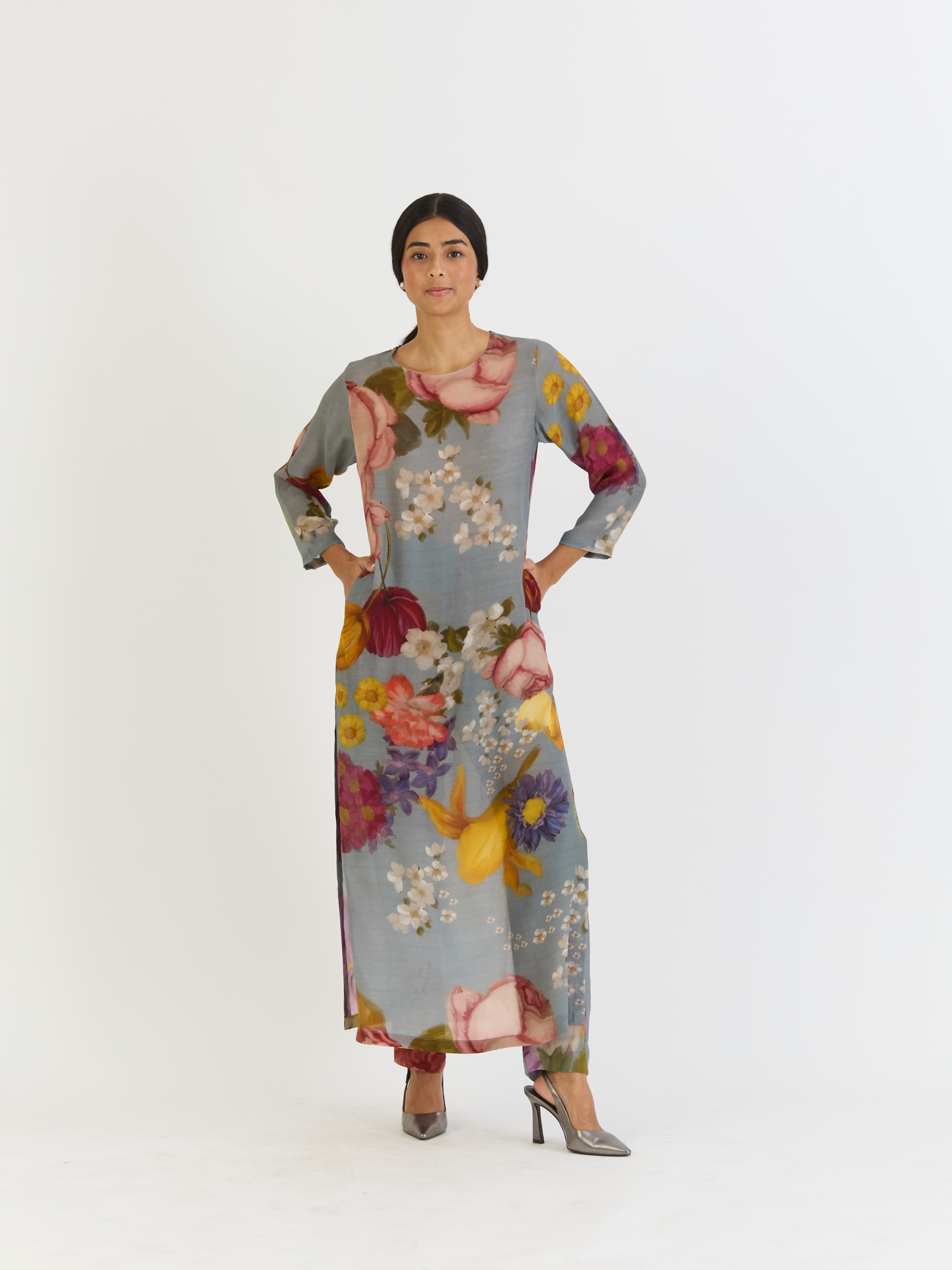 INDIGO ROSE LONG SHIRT