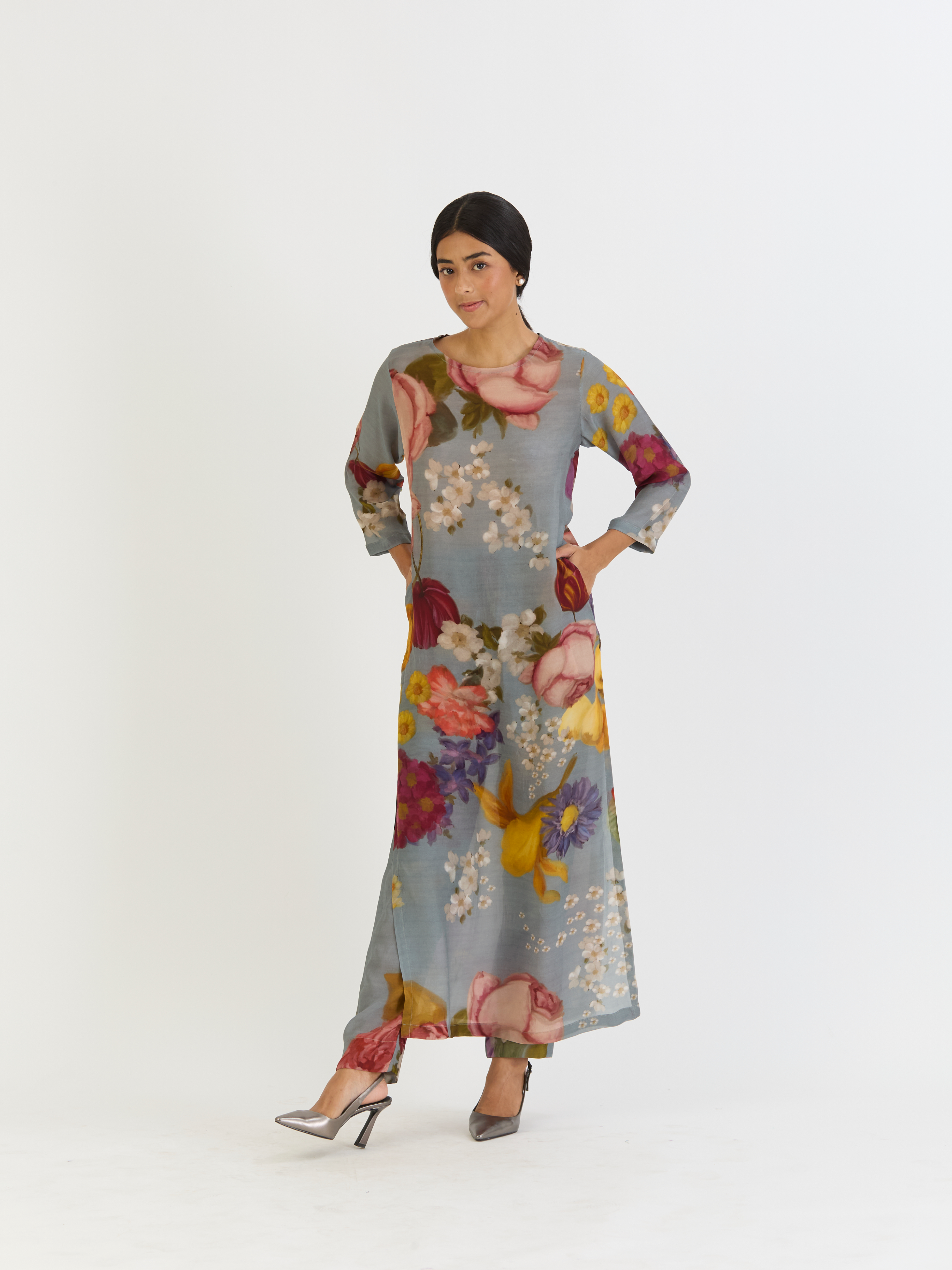 INDIGO ROSE LONG SHIRT