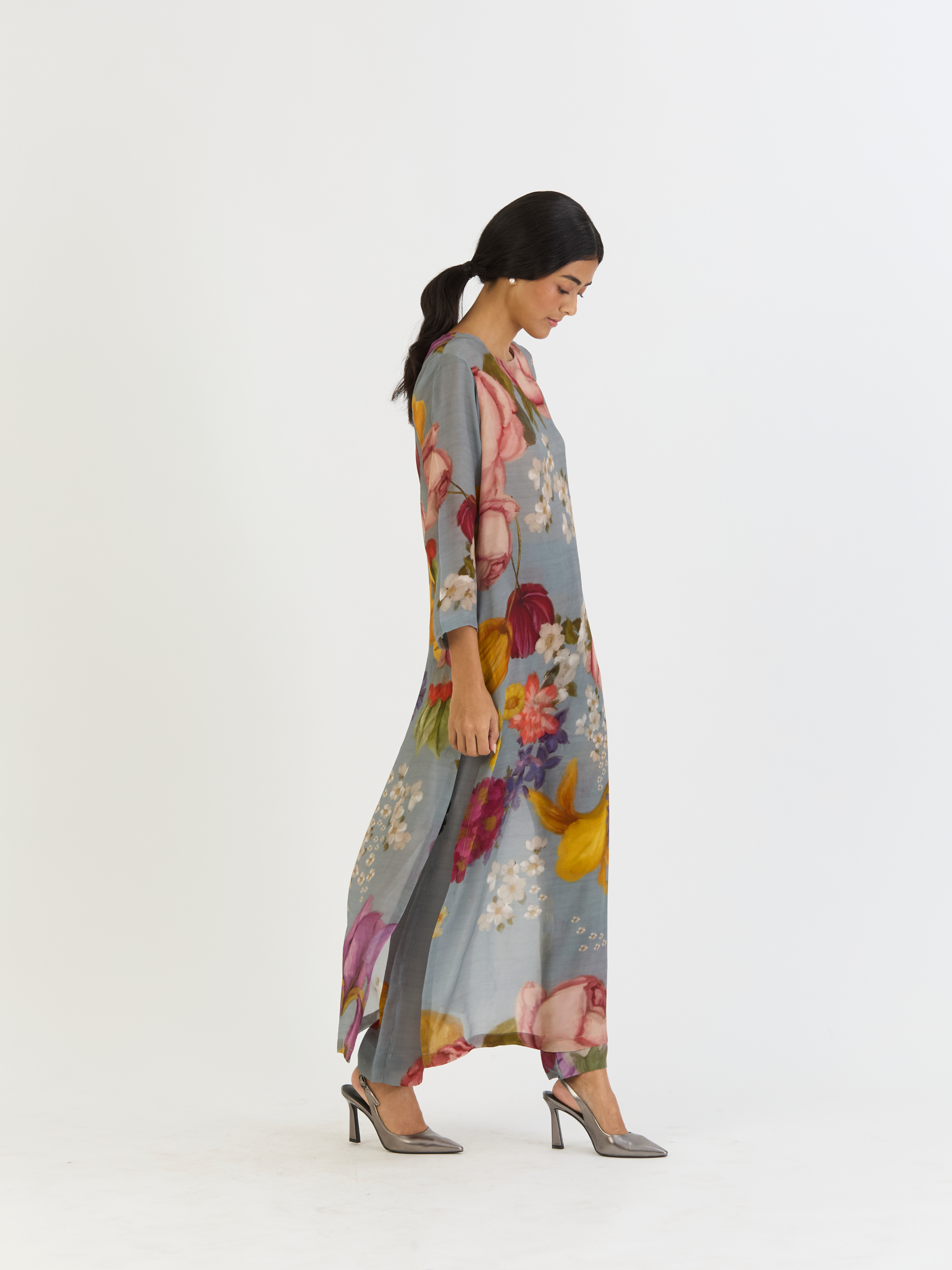 INDIGO ROSE LONG SHIRT