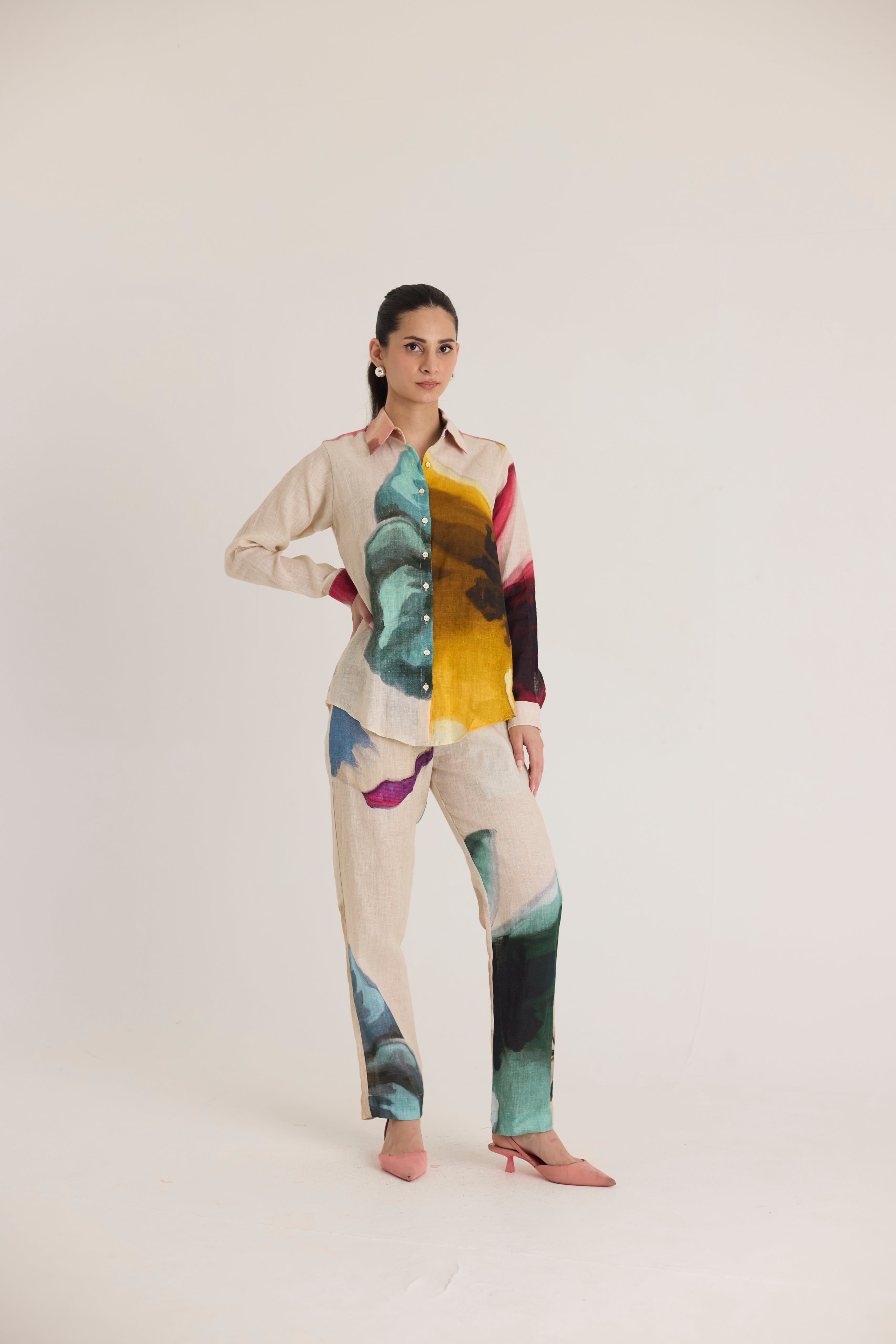 LILA LINEN SHIRT