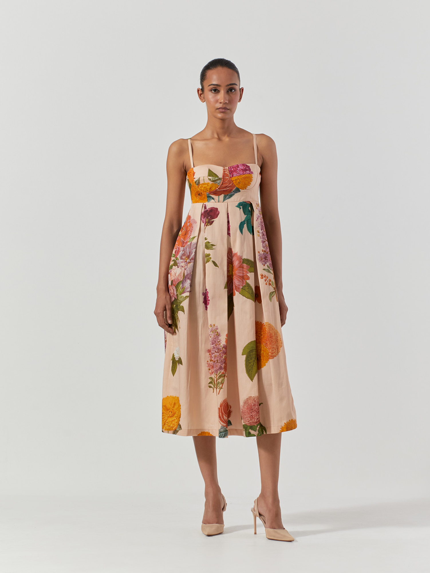 VINTAGE GARDEN BRALETTE DRESS