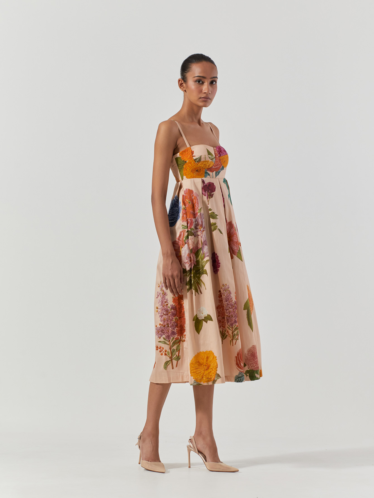 VINTAGE GARDEN BRALETTE DRESS