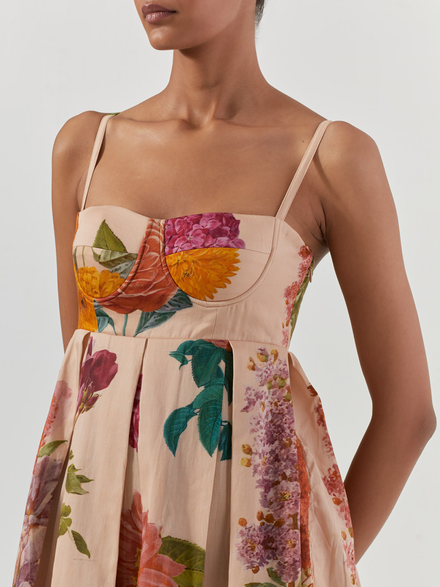 VINTAGE GARDEN BRALETTE DRESS
