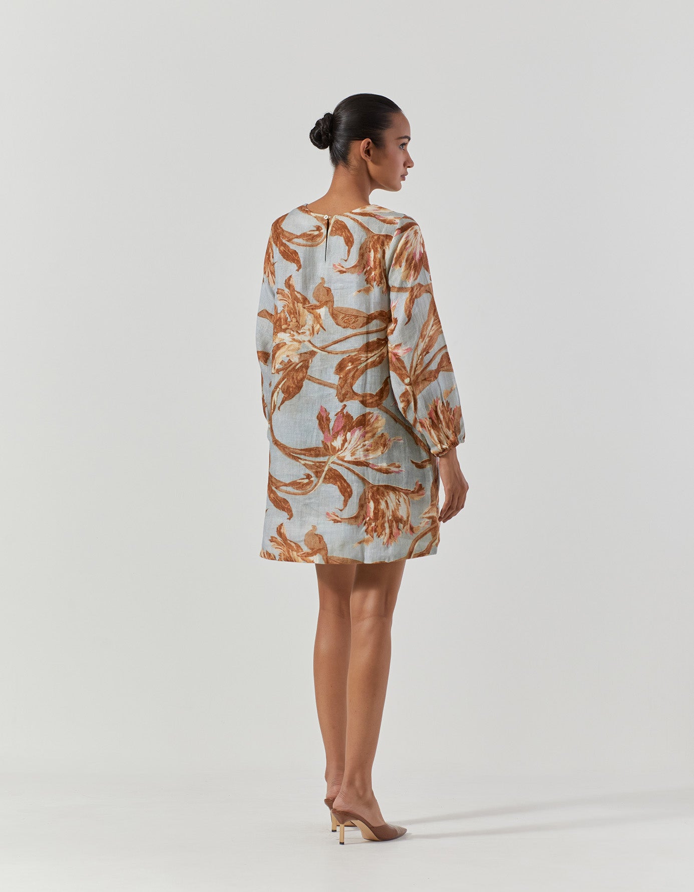 TREVI LINEN SHORT DRESS