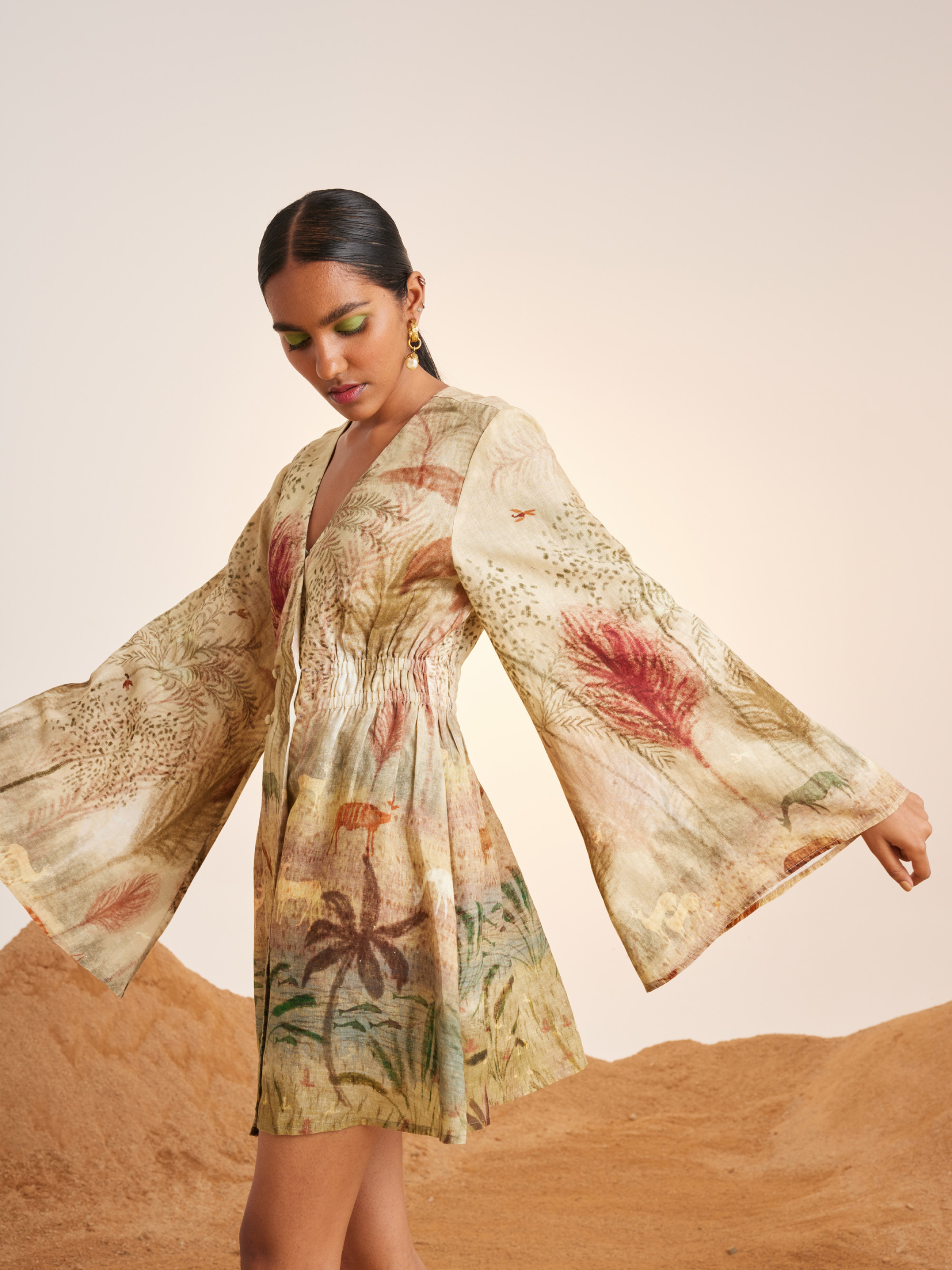 BELL SLEEVE DRESS