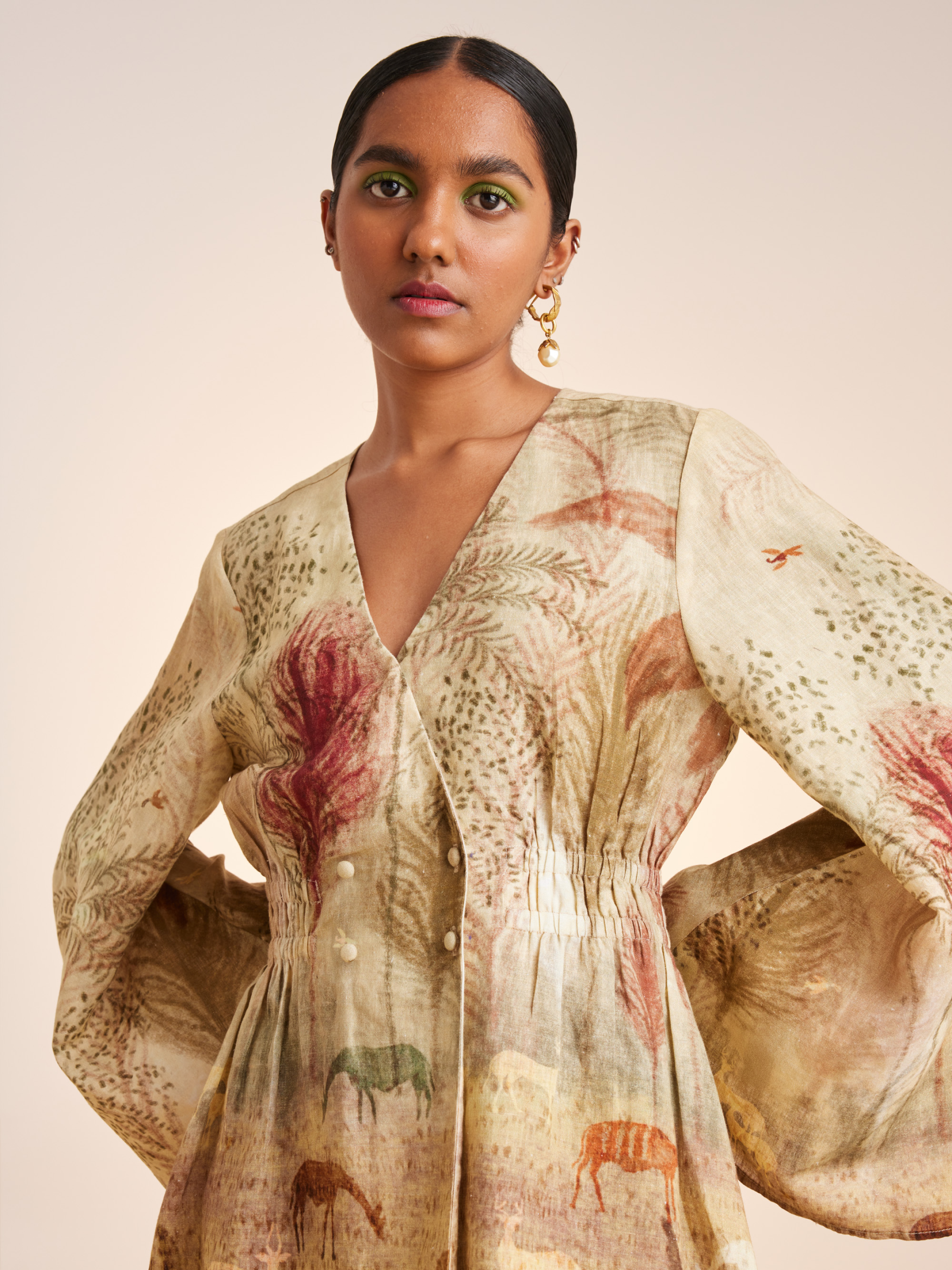 BELL SLEEVE DRESS
