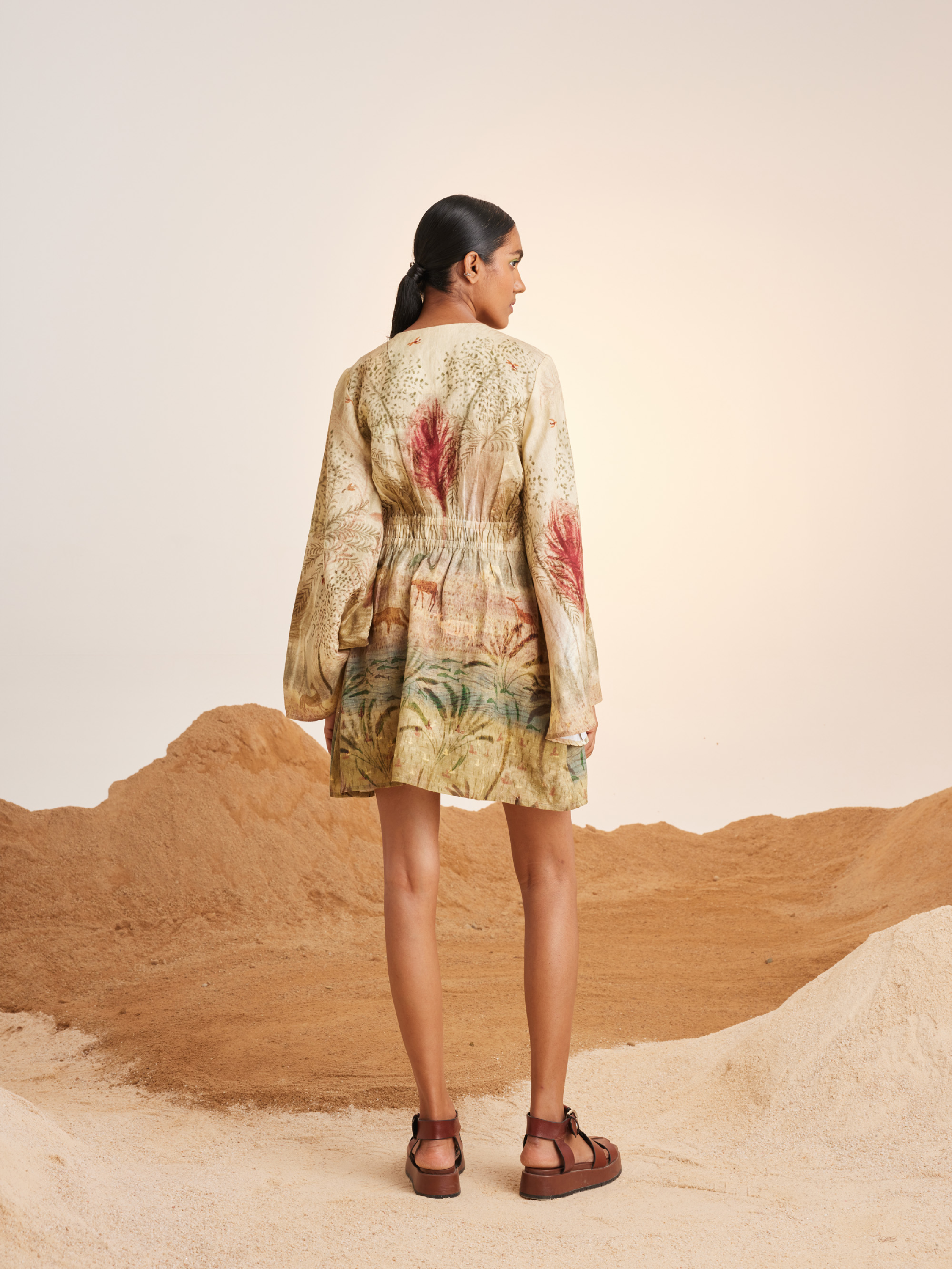 BELL SLEEVE DRESS