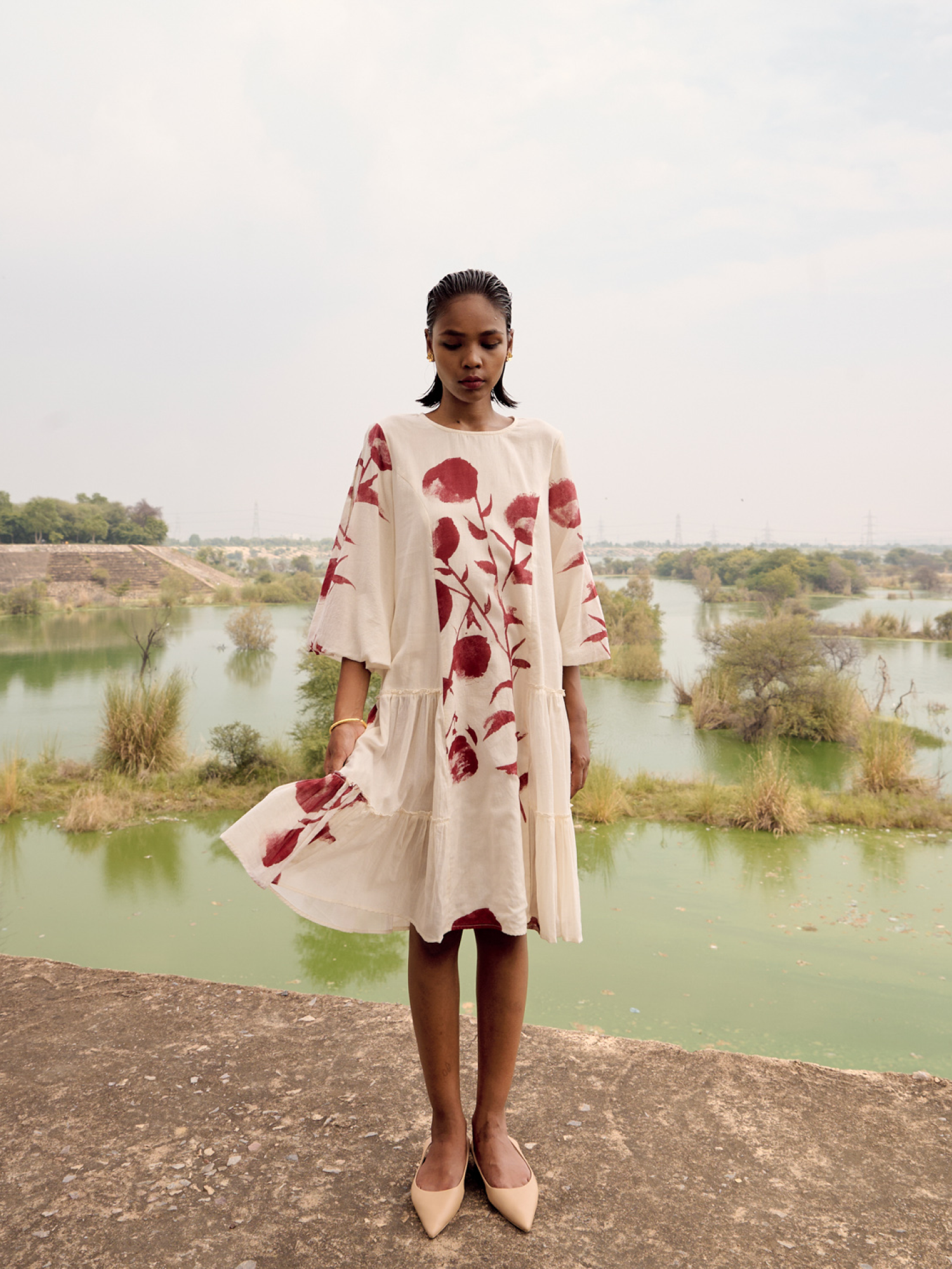 Rose finch dress