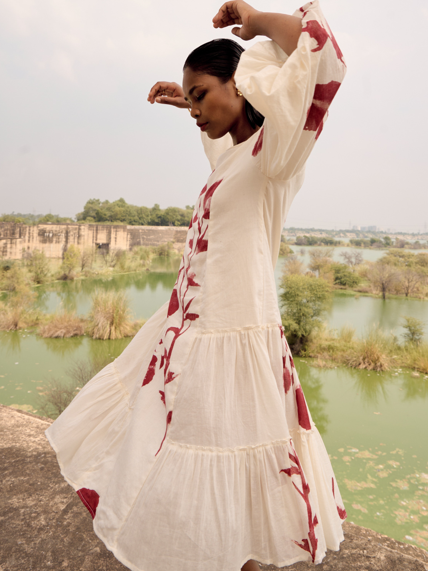 Rose finch dress