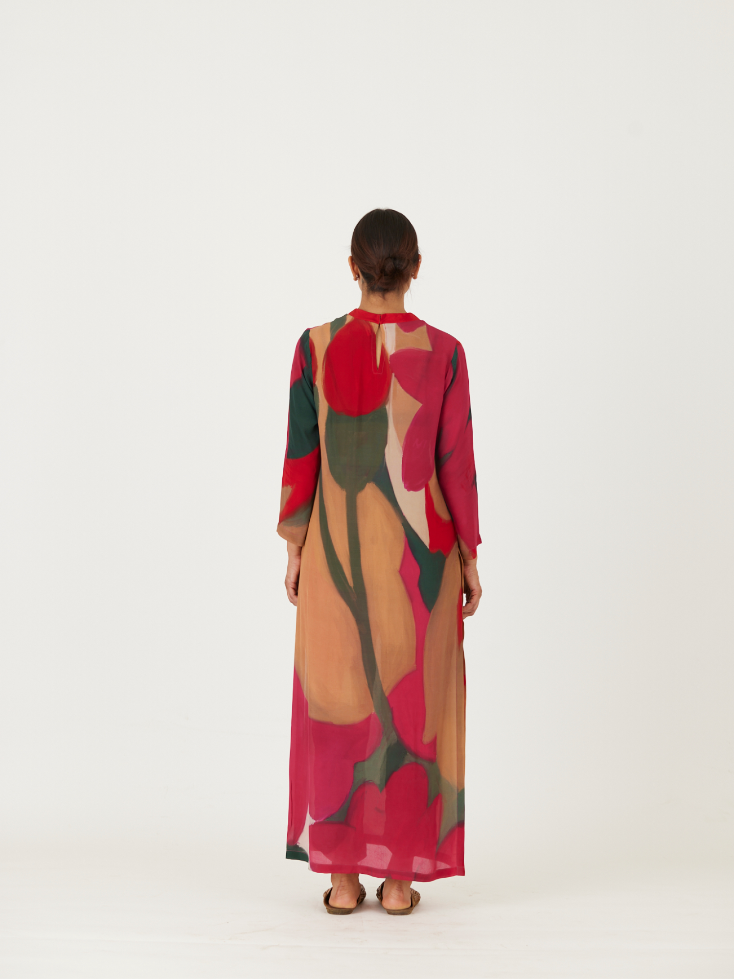 LEI LANI RED LONG SHIRT
