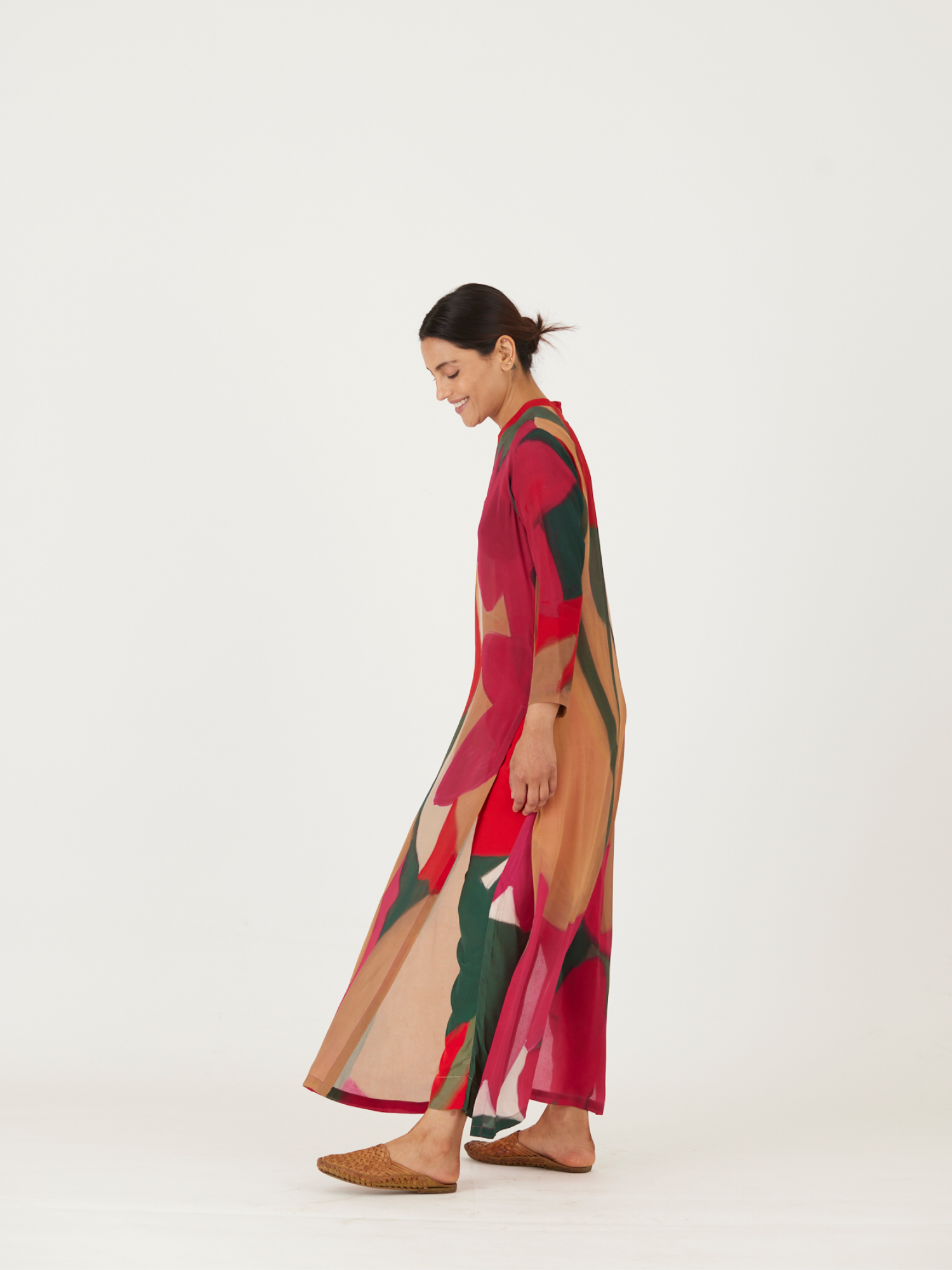 LEI LANI RED LONG SHIRT