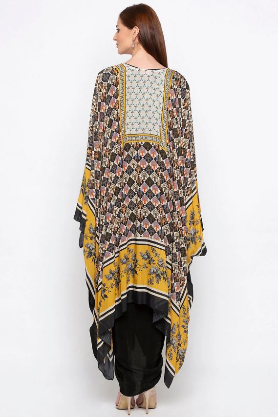 FLORAL PRINTED CAPE