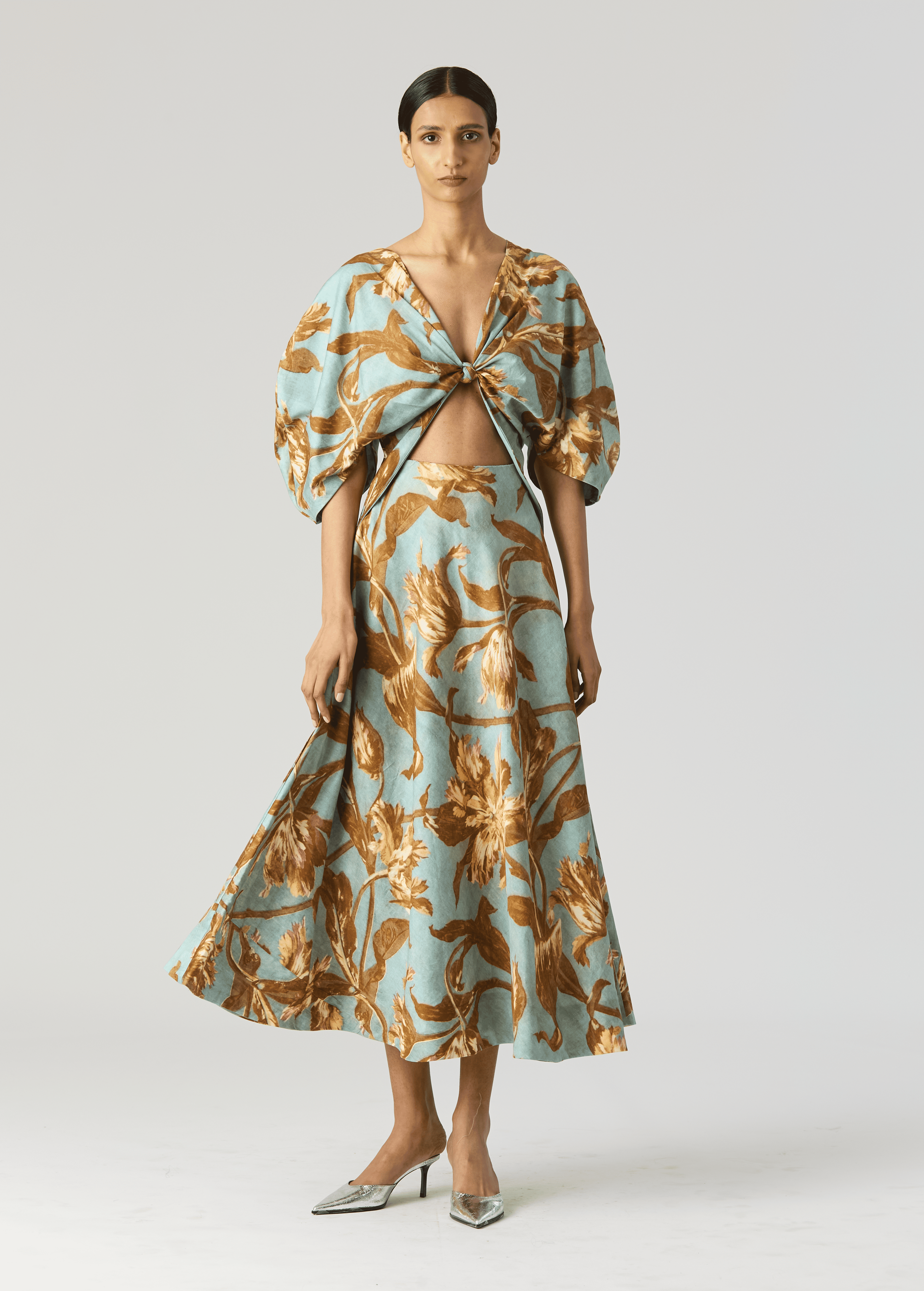 TREVI FRONT KNOTTED DRESS