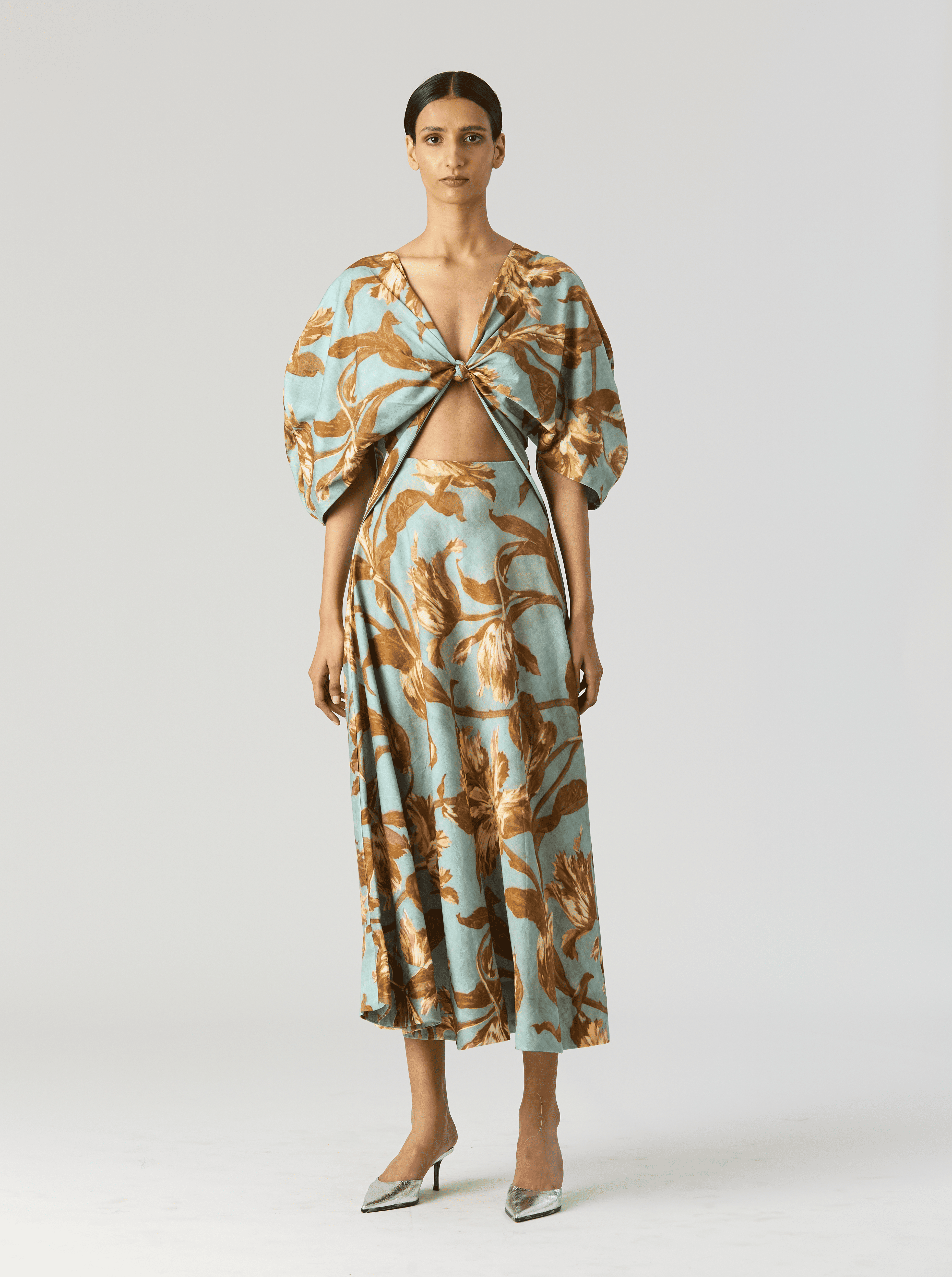 TREVI FRONT KNOTTED DRESS