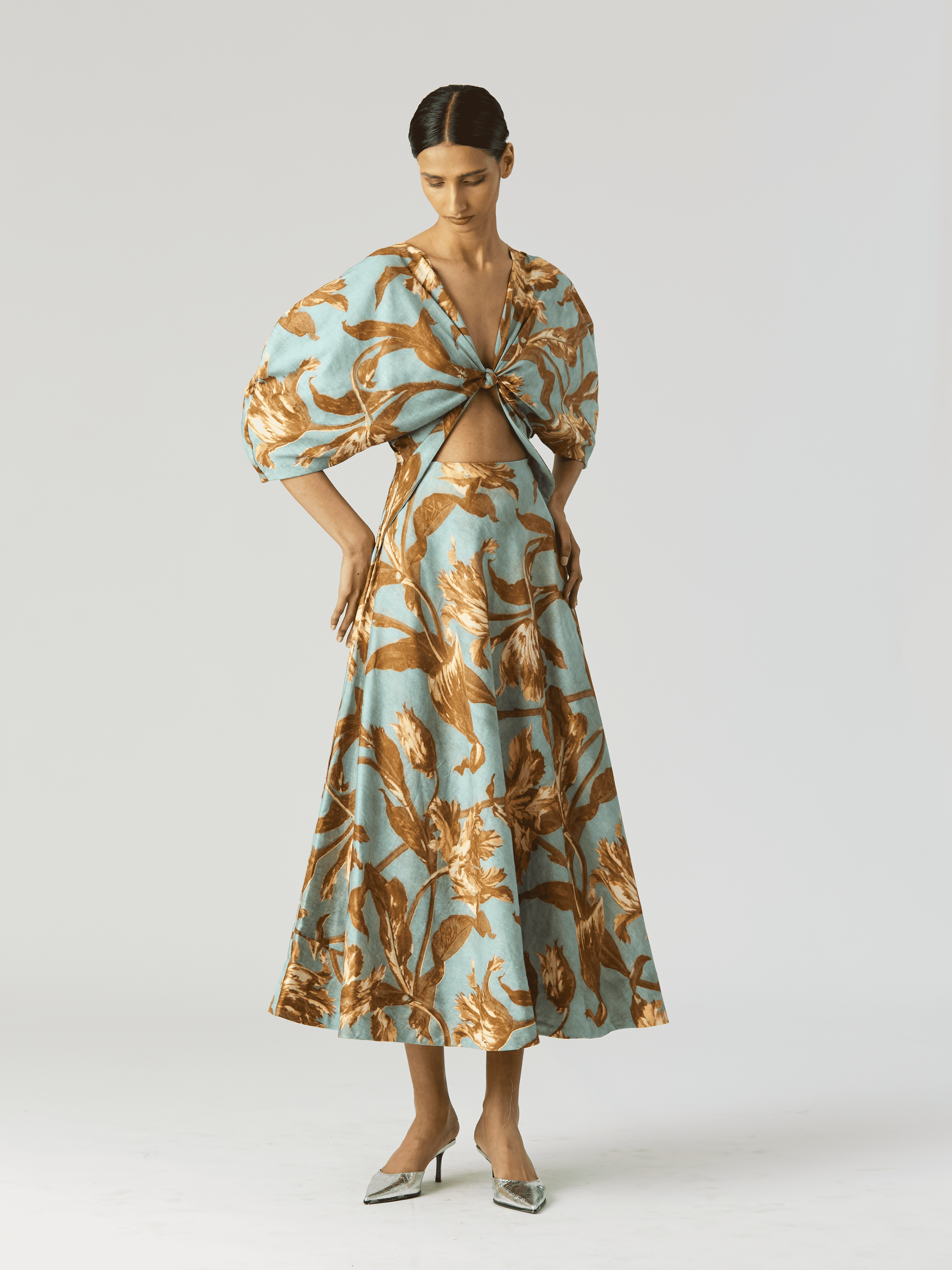 TREVI FRONT KNOTTED DRESS