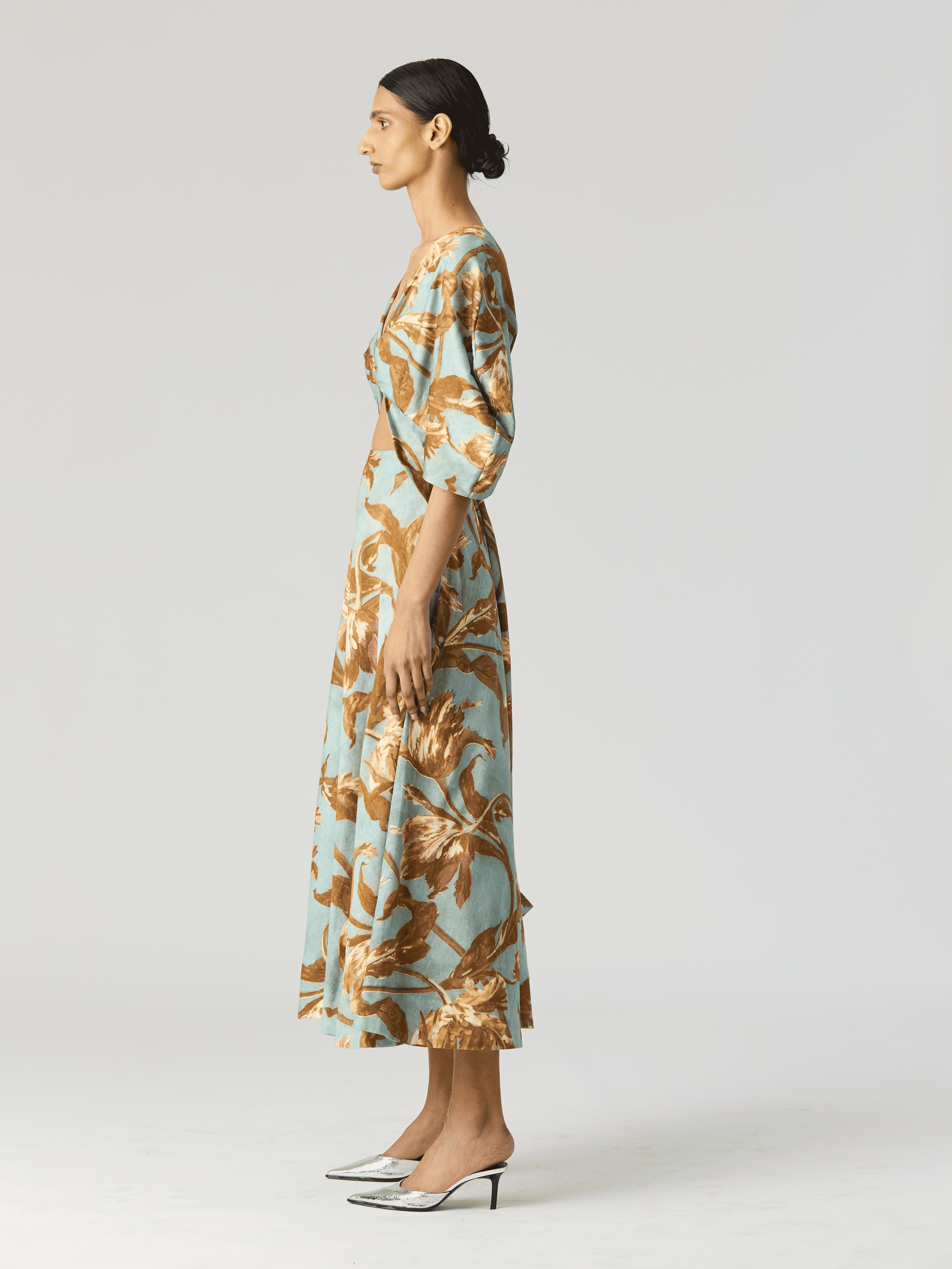 TREVI FRONT KNOTTED DRESS